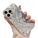 Kryt Samsung Galaxy S26+ Čirý bílý obal se vzorem hvězd a vln Duhový třpyt na světle Polykarbonát a TPU Ochrana fotoaparátu Pouzdro na mobil 2