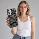 Kryt voor Samsung Galaxy S25 met print Harde hoes van PC en TPU Polycarbonaat en thermoplastisch polyurethaan Telefoonhoes 32