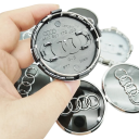 Krytos de centros de rodas para Audi 60 mm Conjunto de 4 unid. Várias cores Tampas de plástico para jantes Capas de centros de qualidade Acessórios para rodas 2