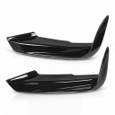 Krytos de luzes de nevoeiro do para-choques dianteiro – splitter canards 41 × 17 cm, plástico ABS, preto brilhante, para BMW F30 F31 F35 M Sport 5