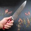 Kuchařský nůž z damascénské oceli C275 3
