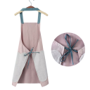 Küchen Schürze 65 x 70 cm Wasserdicht Ölbeständige Schürze zum Kochen für den Haushalt Männer und Frauen Erwachsene Modischer Stil Nackenband 2