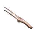 Küchenpinzette aus Edelstahl zum Kochen 24,3 x 1,5 cm Präzisionspinzette zum Grillen Wendbare Küchenzange Profi-Pinzette 7