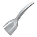 Küchenwendezange aus Nylon 31 x 8,5 cm Hitzebeständig Ergonomischer Griff Antihaftbeschichtung Ideal zum Grillen und Braten 8