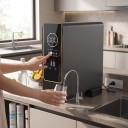 Kuchynská čistička vody s reverznou osmózou, TDS displej, pomer odtoku 2:1, 800G 2,1 l/min, 4stupňová RO filtrácia, čierna, pod drez 3