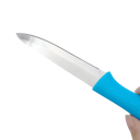 Kuchyňské nože s rovným ostřím 20 cm Nerezová ocel Růžová modrá zelená rukojeť Sada nožů pro krájení ovoce zeleniny a potravin 4