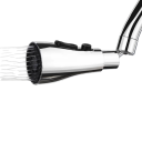 Kuchynský perlátor s 360° rotáciou a 3 režimami vody, plastový filter, predlžovacia trubica, čierna/strieborná, efektívne čistenie drezu 4