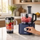 Kuchyňský robot TopStrong YYFP405 11 v 1 1100 W 3 rychlosti a pulzní funkce Mísa 3,2 l a mixér 1,5 l Krájení i hnětení Na zeleninu i těsto 3