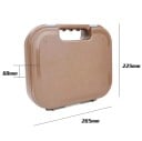 Kufăr pentru pistol cu umplutură din spumă 270×230×60 mm ABS PP cutie de protecție pentru depozitarea și transportul în siguranță a armelor 4