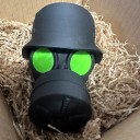 Kuglebetræk til anhængertræk, gasmaske med hjelm 8,5x11 cm beskyttelse og dekoration til biltrailer, SUV pickup 7