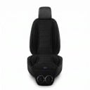 Kühlbezug für Autositz mit zwei Ventilatoren 60 x 40 x 42 cm und 48 x 32 cm Stromversorgung 12 V vom Zigarettenanzünder Schwarz Für Auto und SUV 2