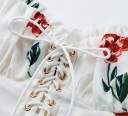 Kukkakuvioinen mekko, jossa on lasketut olkapäät 4
