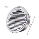 Kulatá ventilačná mriežka 70 mm 68x125x35 mm Nerezová oceľ 201 Ochranná mriežka proti hmyzu Vonkajšia aj vnútorná ventilácia Odvod a cirkulácia vzduchu 5