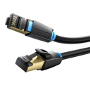 Kulatyy ethernet-kabeli Cat8 SFTP 40Gbps 0,5 m PVC musta RJ45 2000 MHz nopeaan liittämiseen reitittimeen, modeemiin ja tietokoneeseen 3