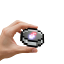 Kulcstartó 7 x 6 cm Pixel Kompassz Funkcionális műanyag kulcstartó Tölthető kompassz kijelzővel Kültéri kiegészítő 1