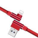 Kulmainen latauskaapeli Apple Lightning - USB -laturille 2