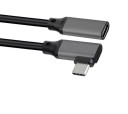 Kulmaliitoskaapeli USB-C 3.1 U/Na K1032 2