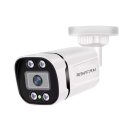 Kültéri biztonsági PoE kamera éjjellátóval 5MP 3840p HD 6 mm-es objektívvel PoE 48V fehér vízálló kamera ház és telek megfigyelésére 1