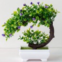 Kunstig bonsai i en potte 7