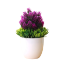 Kunstig dekorativ plante i potte 1 stk. falsk plastikblomst bordpynt boligdekoration hotel og have indretning 5