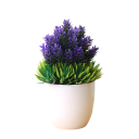 Kunstig dekorativ plante i potte 1 stk. falsk plastikblomst bordpynt boligdekoration hotel og have indretning 7