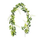 Kunstig guirlande med blåregnsblomster 6