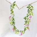 Kunstig guirlande med blåregnsblomster 7