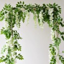 Kunstig guirlande med blåregnsblomster 3