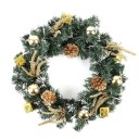 Kunstig LED-adventskrans 6