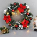 Kunstig LED-adventskrans 1