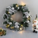 Kunstig LED-adventskrans 2