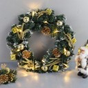 Kunstig LED-adventskrans 3
