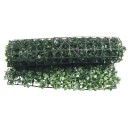 Kunstig plantevæg 40x60cm grøn plastik hækblad græsmåtte landskabssimulering græsplæne vægdekoration balkon have 3