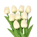 Kunstige blomster til dekoration 3 stk. Sæt med kunstige tulipaner Dekorative blomster 9