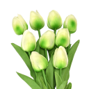 Kunstige blomster til dekoration 3 stk. Sæt med kunstige tulipaner Dekorative blomster 5