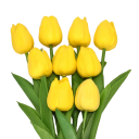 Kunstige blomster til dekoration 3 stk. Sæt med kunstige tulipaner Dekorative blomster 7