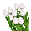 Kunstige blomster til dekoration 3 stk. Sæt med kunstige tulipaner Dekorative blomster 2