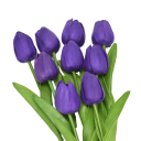 Kunstige blomster til dekoration 3 stk. Sæt med kunstige tulipaner Dekorative blomster 8