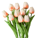 Kunstige blomster til dekoration 3 stk. Sæt med kunstige tulipaner Dekorative blomster 11