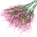 Kunstige planter buket hængende blomster 35x14,5 cm plast dekoration til vase på bord kommode hylde og i interiøret 1