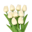 Künstliche Blumen zur Dekoration 3 Stück Set künstliche Tulpen Dekorative Blumen 9