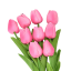 Künstliche Blumen zur Dekoration 3 Stück Set künstliche Tulpen Dekorative Blumen 5