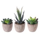 Kunstmatige vetplant in pot C592 1