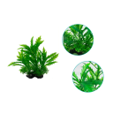 Kunstpflanze für das Aquarium 14 cm Dekorative Wasserpflanze Weichplastik Realistische Simulation Versteck für Fische Aquarien-Dekoration 2