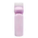 Kunststof applicatiefles met kam 17x4,5 cm Salonapplicator voor olie en kleur Professionele benodigdheden voor kappers en barbiers 2
