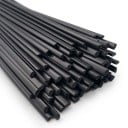 Kunststoff-Schweißstäbe 40 Stück Länge 20 cm Durchmesser 3 mm Dreiecksprofil Schwarz Für die Reparatur von Kunststofftanks Stoßfängern und Kajaks 1