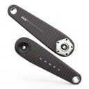 Kurbelsatz mit Leistungsmesser XCADEY VENTUS 16,5 cm Carbonfaser Spider 5 Schrauben 144 BCD Achse 24 mm Schwarz Für Radfahren und Training 2