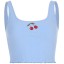 Kurzes Damen-Tanktop mit Kirsche 9