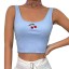 Kurzes Damen-Tanktop mit Kirsche 1