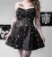 Kurzes Gothic-Kleid schwarz 1